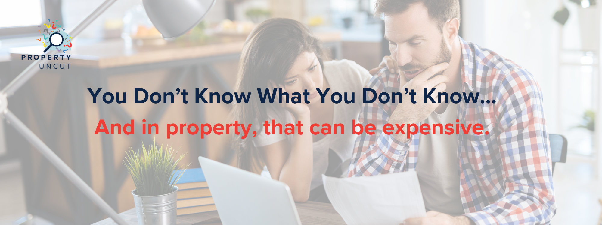 First home buyers reviewing documents, learning about common property mistakes in WA.
