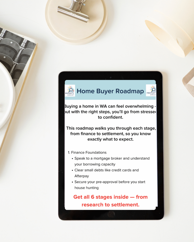 WA home buyer roadmap checklist – step-by-step guide for buying a house in Perth and Western Australia.
