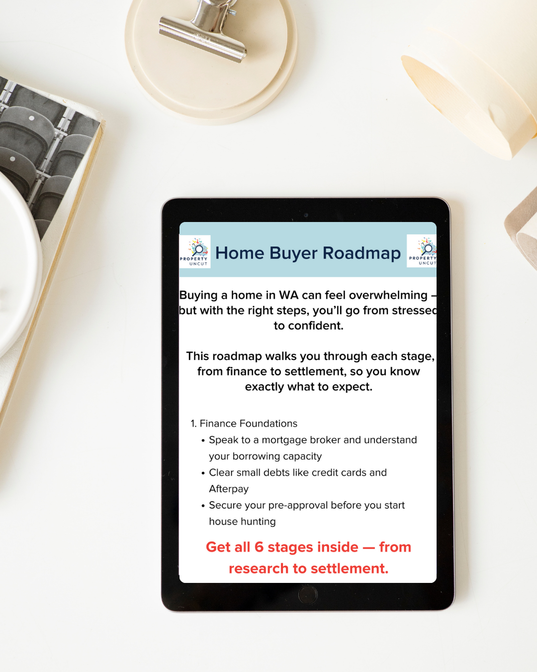 WA home buyer roadmap checklist – step-by-step guide for buying a house in Perth and Western Australia.